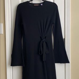 Cullen 100% Cashmere Midi Bell Sleeve Dress